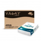 Valay Premium Dinner Napkin, White, 2-Ply, 1/8 Fold - 30/100/CS